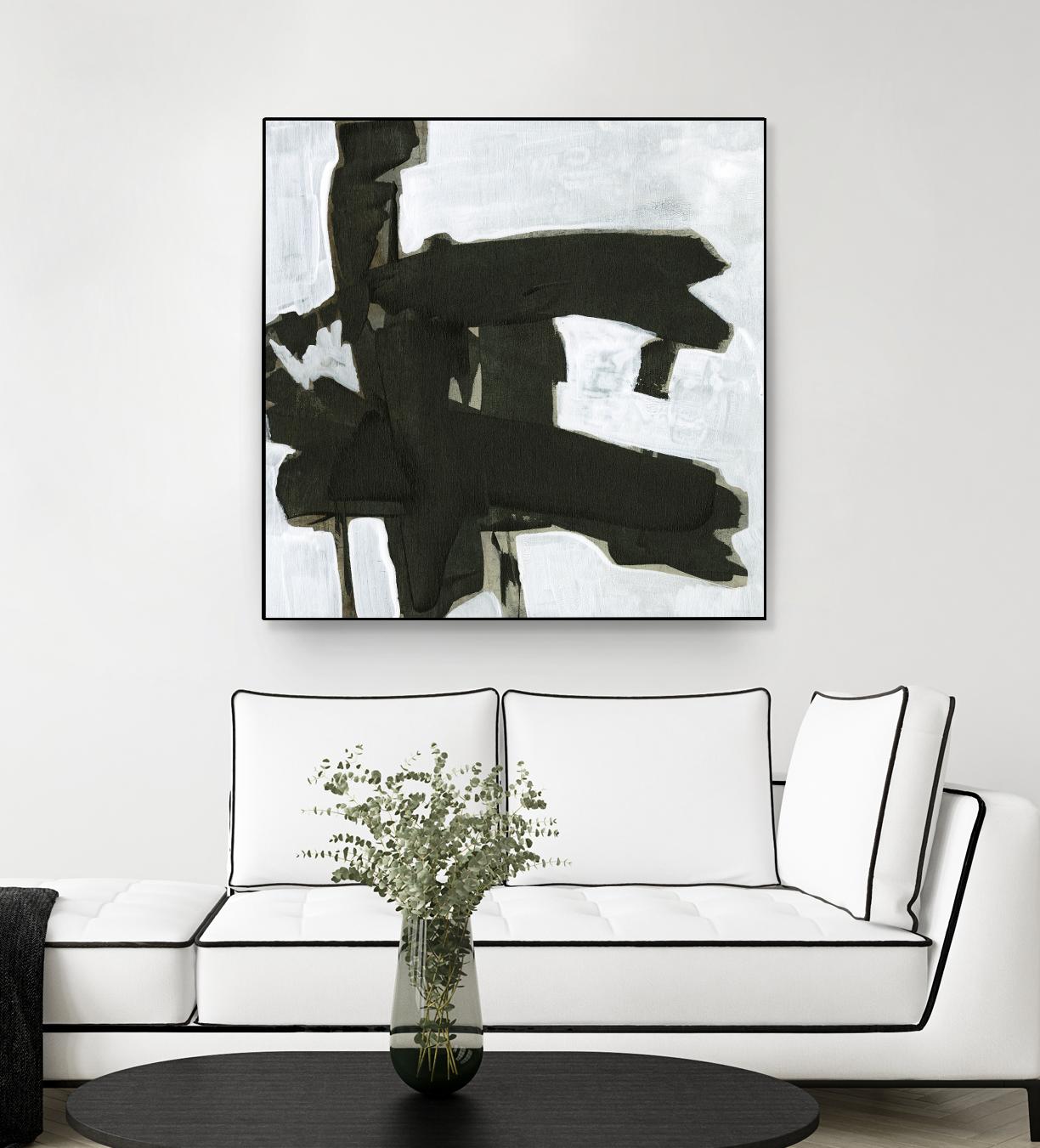 Ode an Kline VII by Jennifer Goldberger on GIANT ART - white abstract abstract