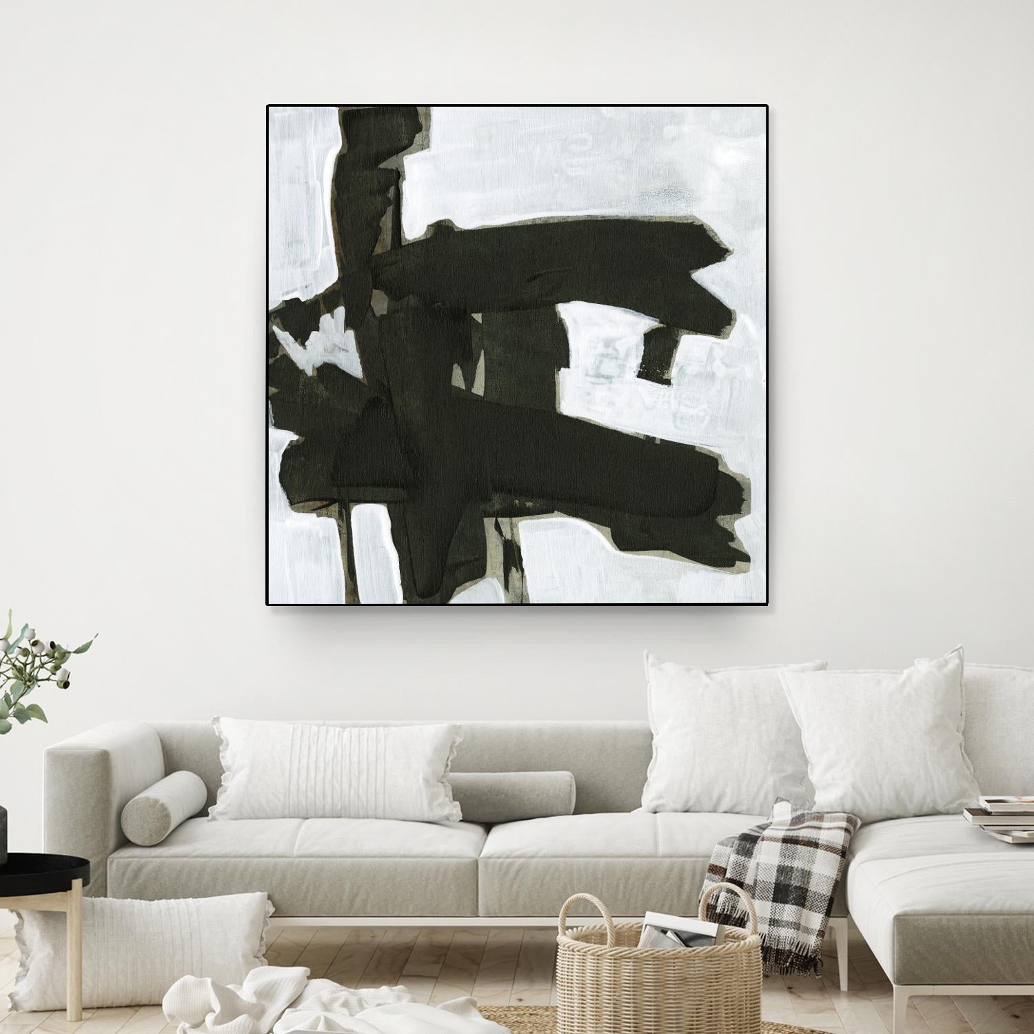 Ode an Kline VII by Jennifer Goldberger on GIANT ART - white abstract abstract