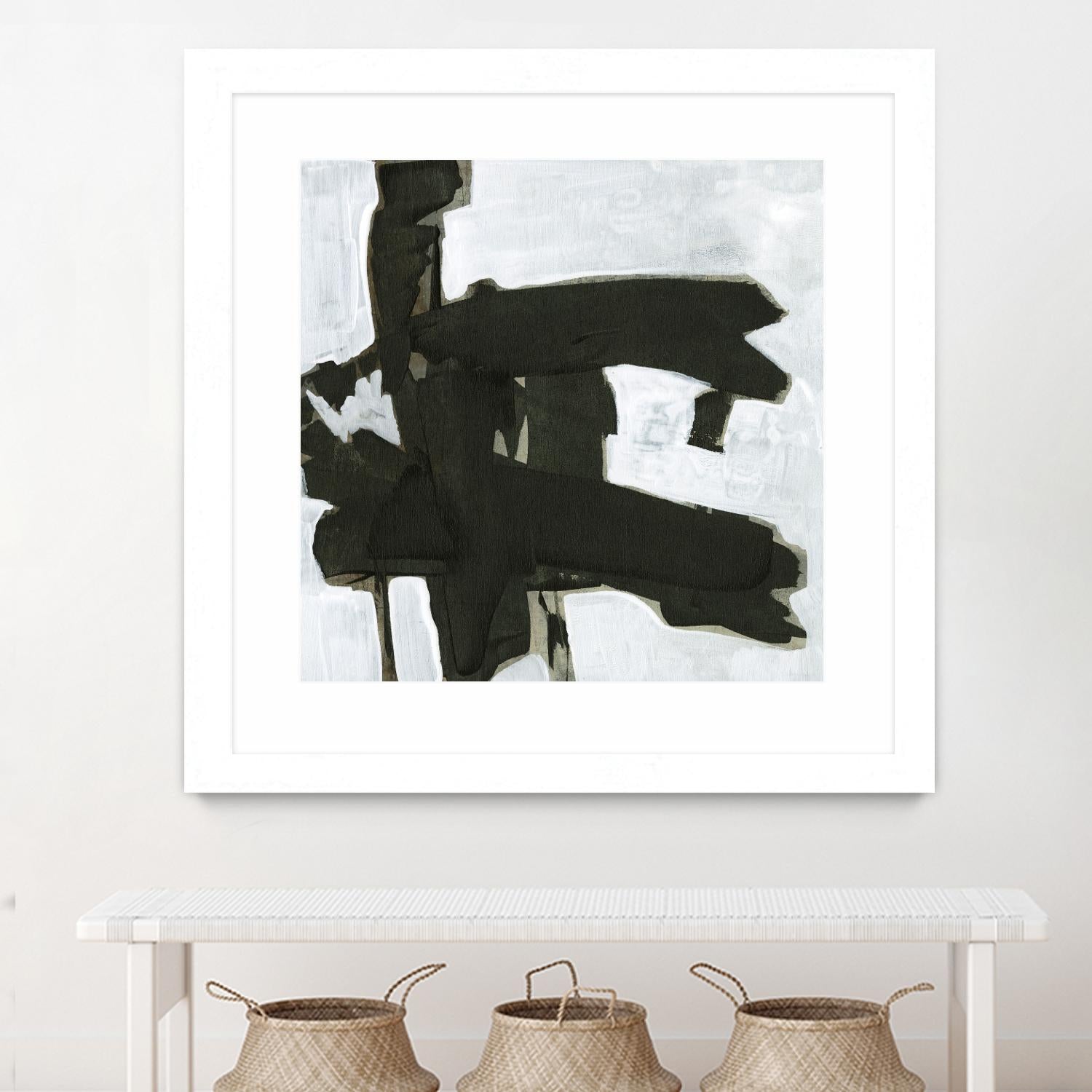 Ode an Kline VII by Jennifer Goldberger on GIANT ART - white abstract abstract
