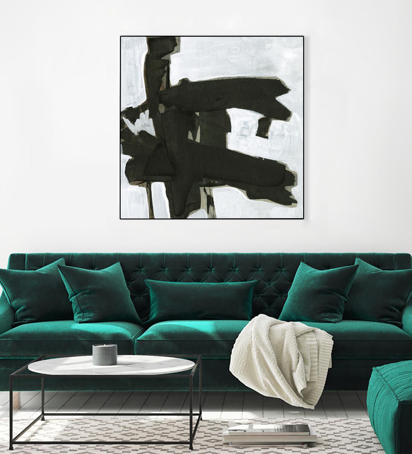 Ode an Kline VII by Jennifer Goldberger on GIANT ART - white abstract abstract