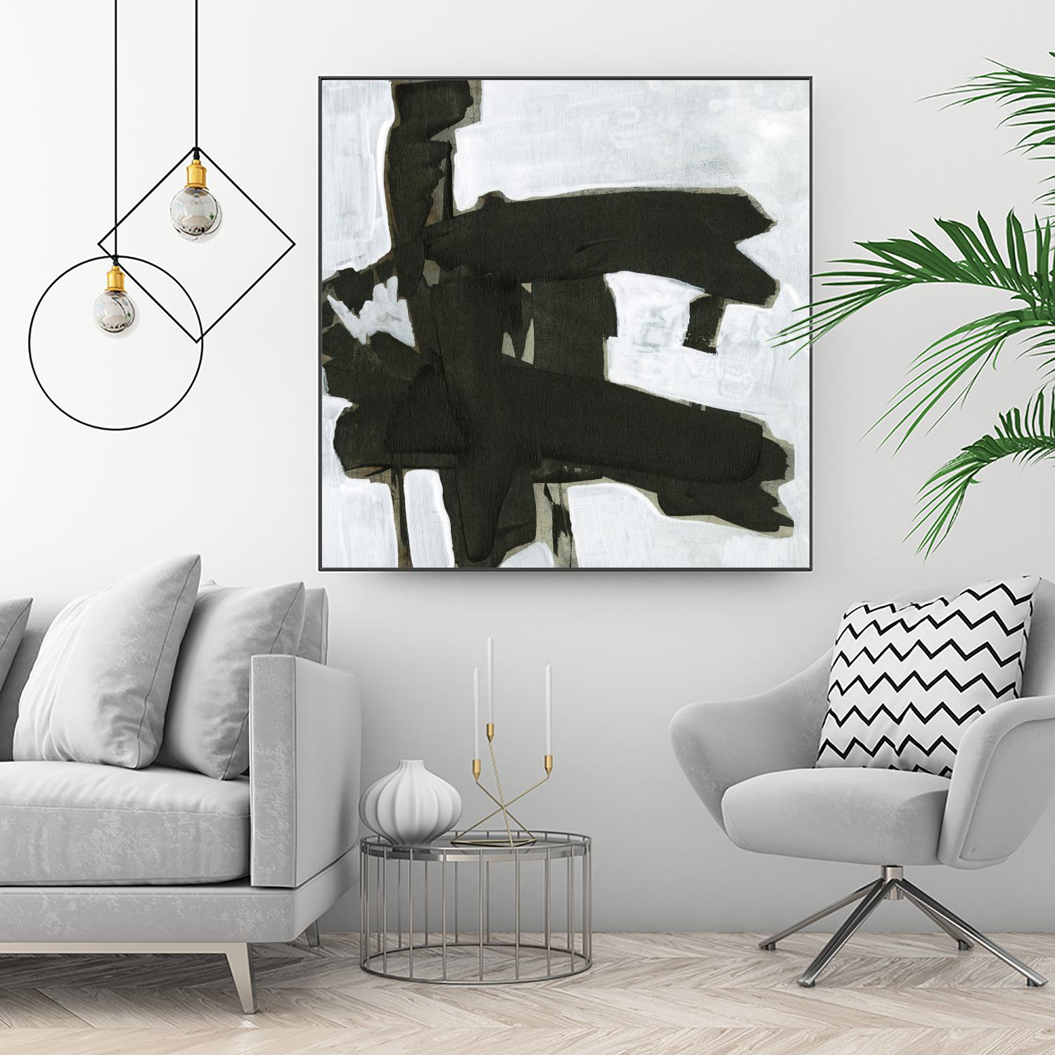 Ode an Kline VII by Jennifer Goldberger on GIANT ART - white abstract abstract