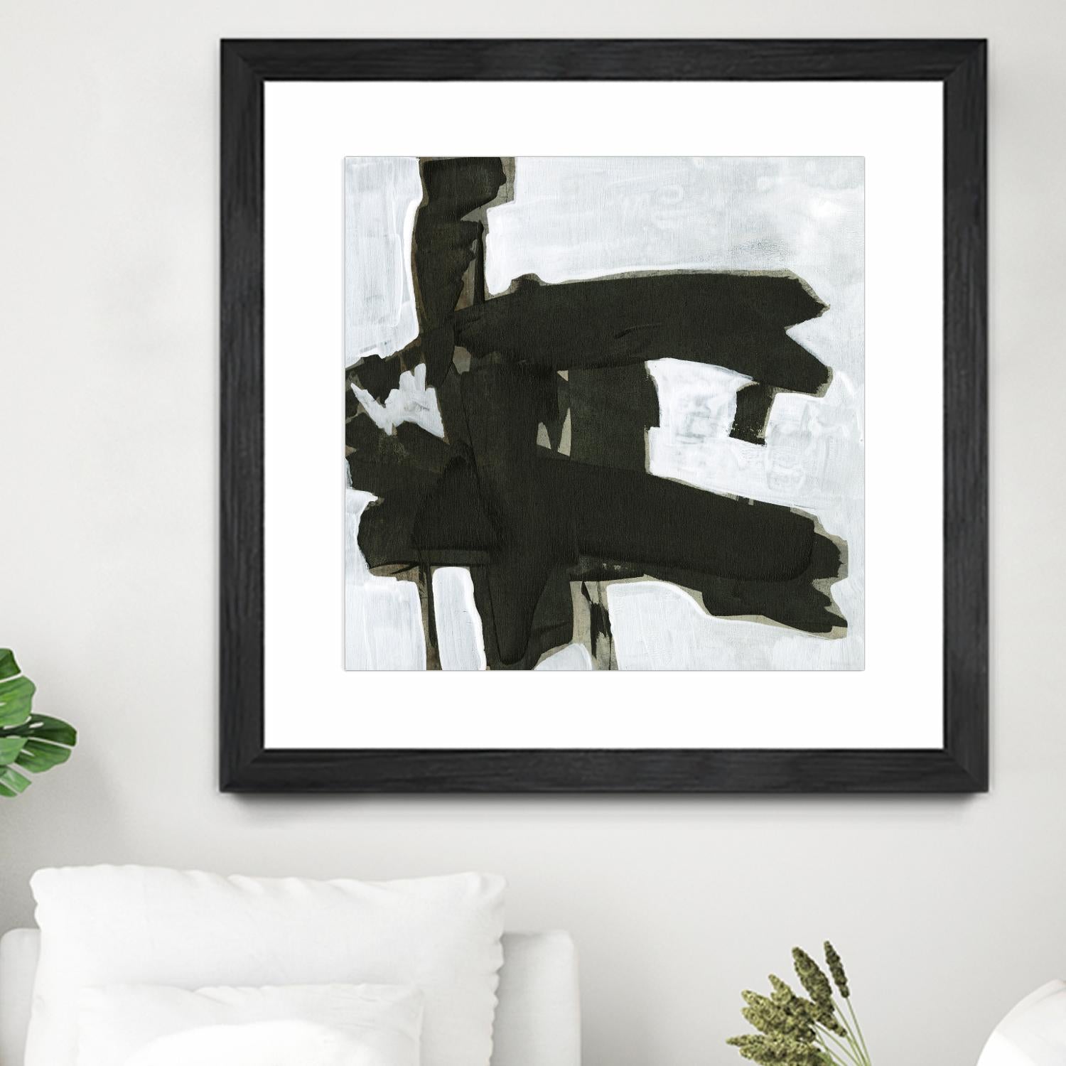 Ode an Kline VII by Jennifer Goldberger on GIANT ART - white abstract abstract