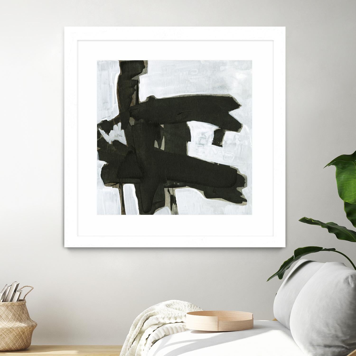 Ode an Kline VII by Jennifer Goldberger on GIANT ART - white abstract abstract