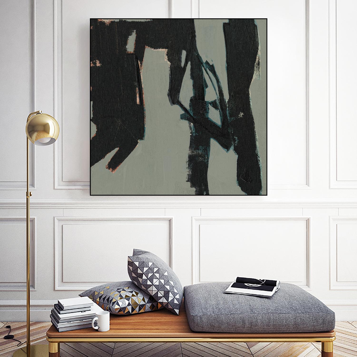 Ode an Kline VIII by Jennifer Goldberger on GIANT ART - black abstract abstract