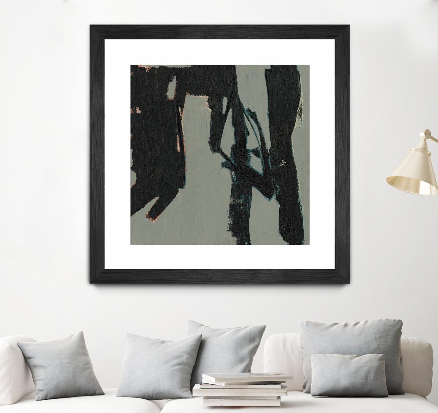 Ode an Kline VIII by Jennifer Goldberger on GIANT ART - black abstract abstract