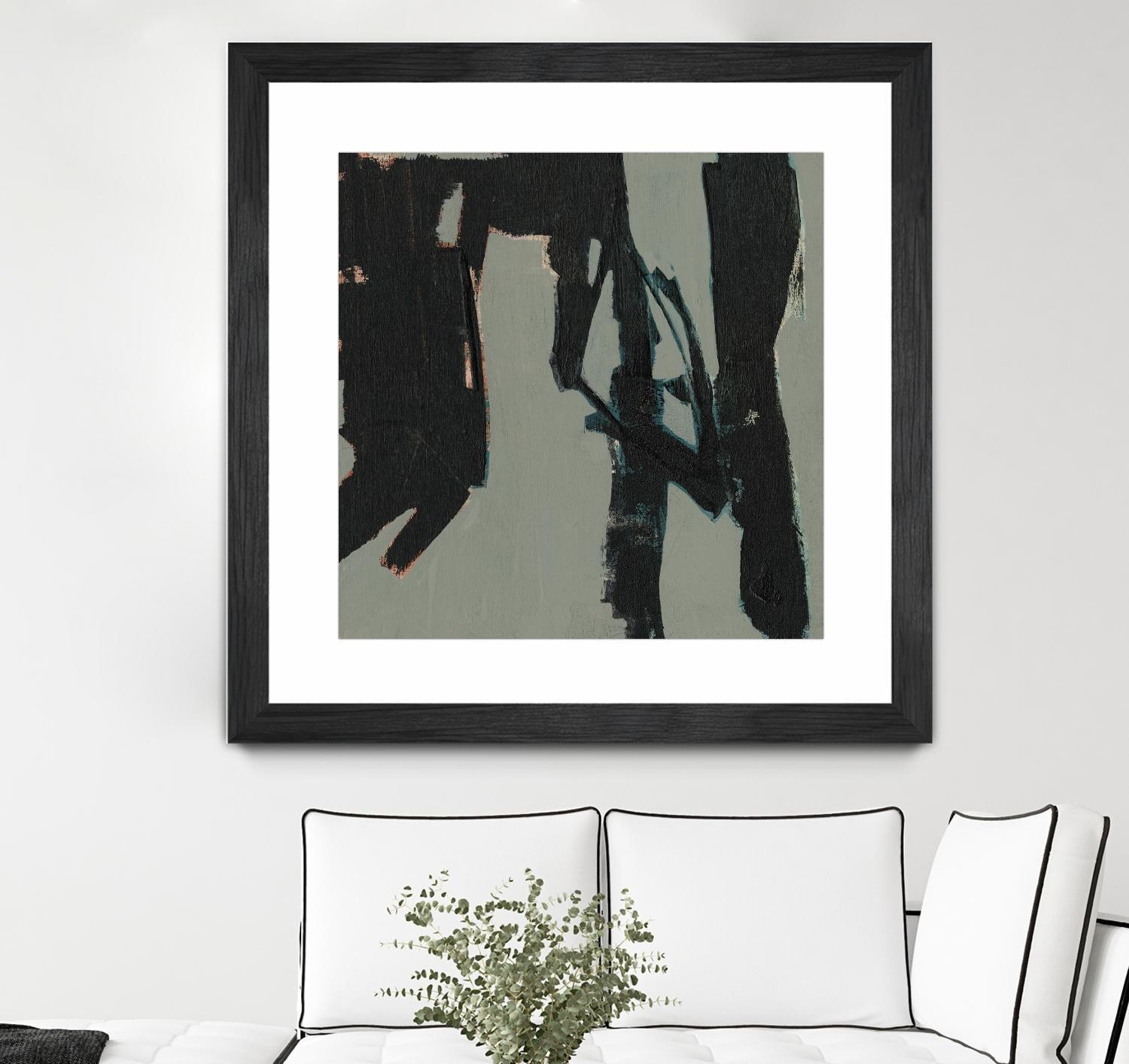 Ode an Kline VIII by Jennifer Goldberger on GIANT ART - black abstract abstract