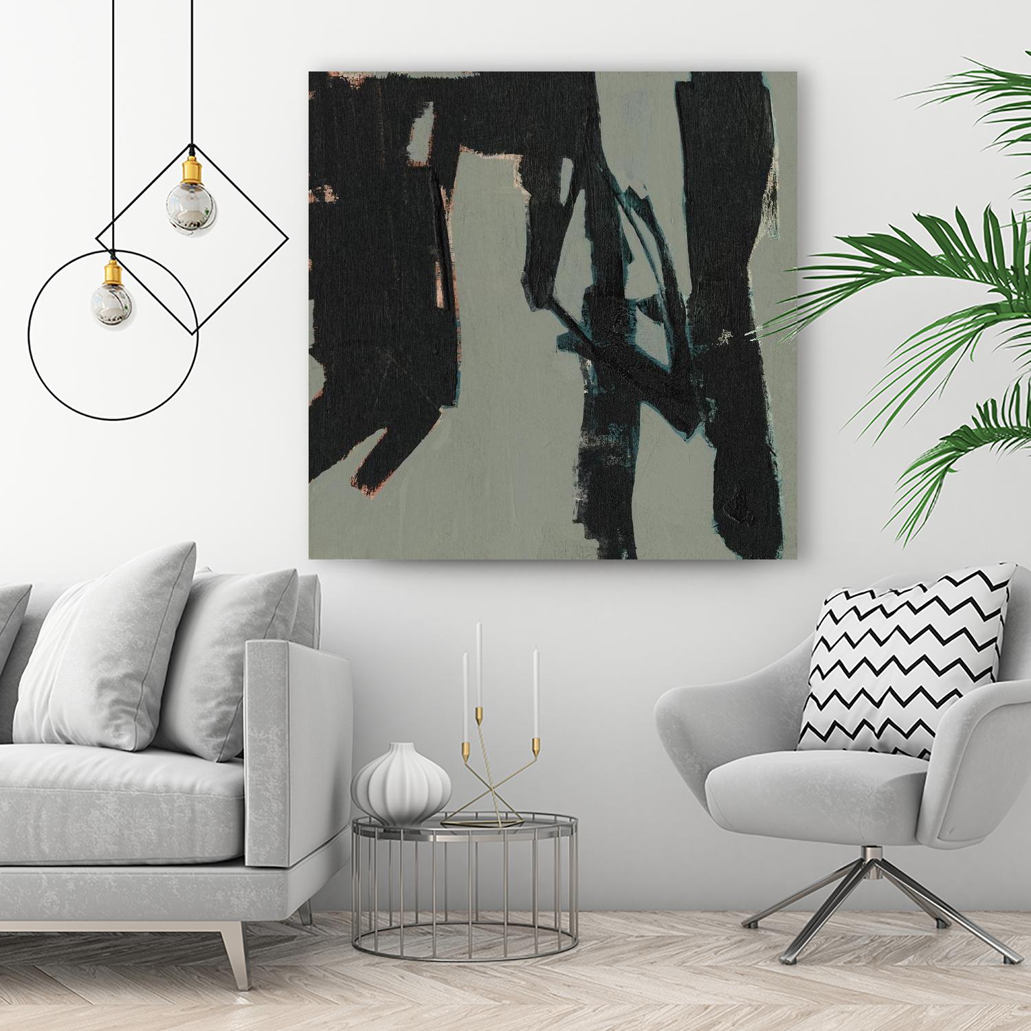 Ode an Kline VIII by Jennifer Goldberger on GIANT ART - black abstract abstract