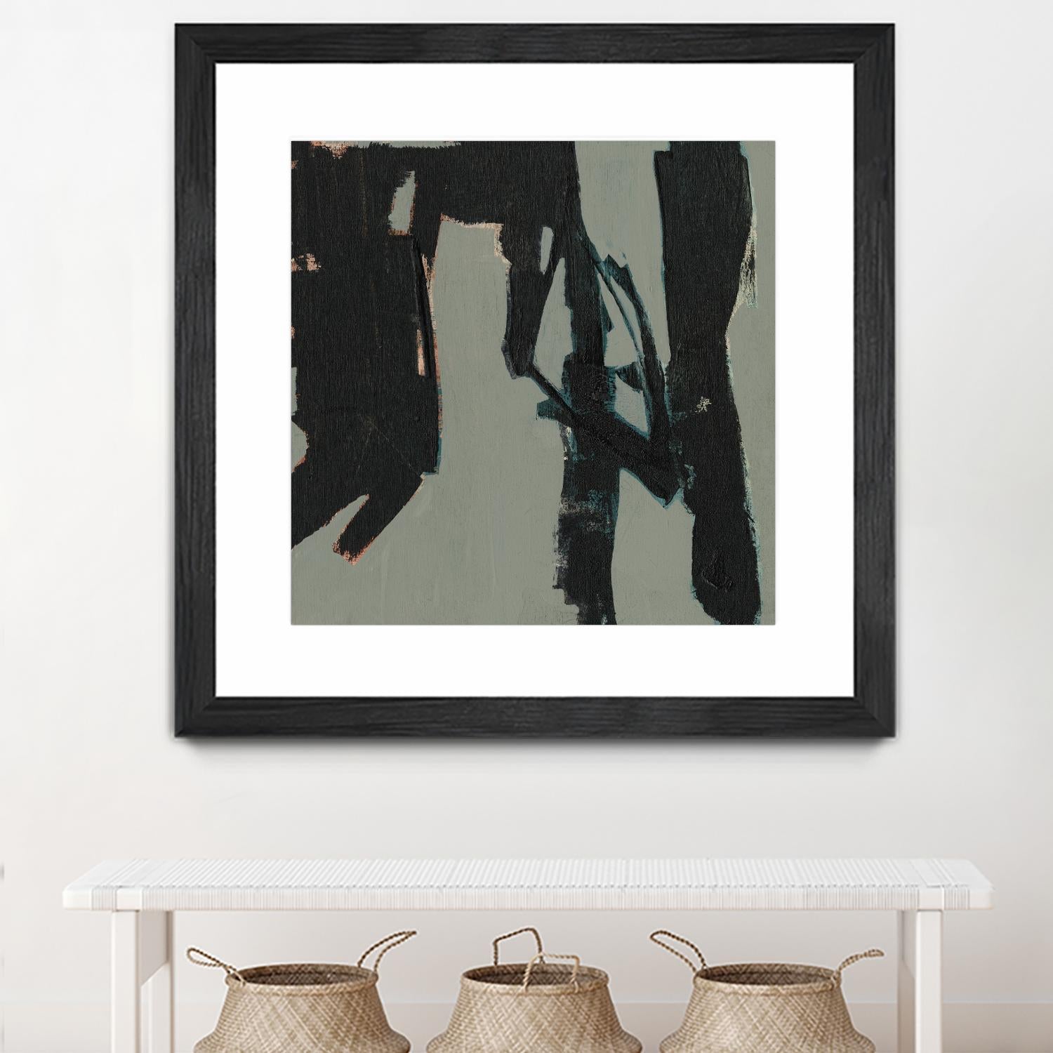 Ode an Kline VIII by Jennifer Goldberger on GIANT ART - black abstract abstract