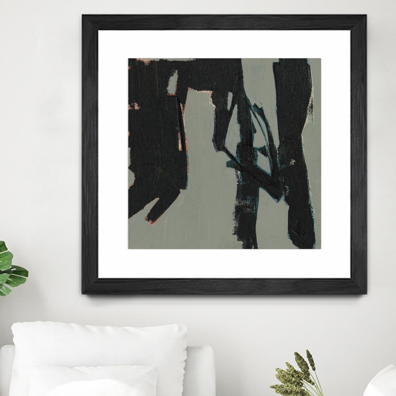 Ode an Kline VIII by Jennifer Goldberger on GIANT ART - black abstract abstract