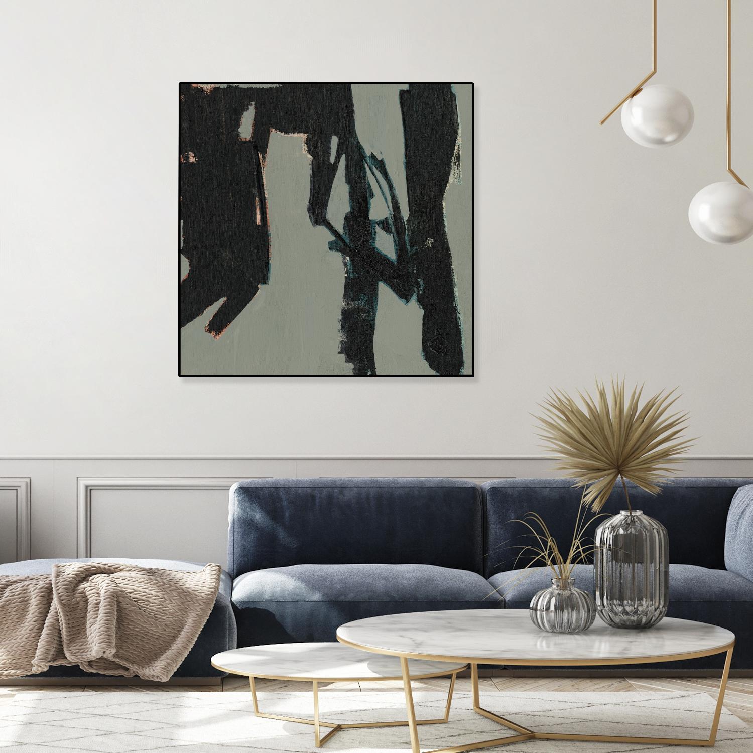 Ode an Kline VIII by Jennifer Goldberger on GIANT ART - black abstract abstract