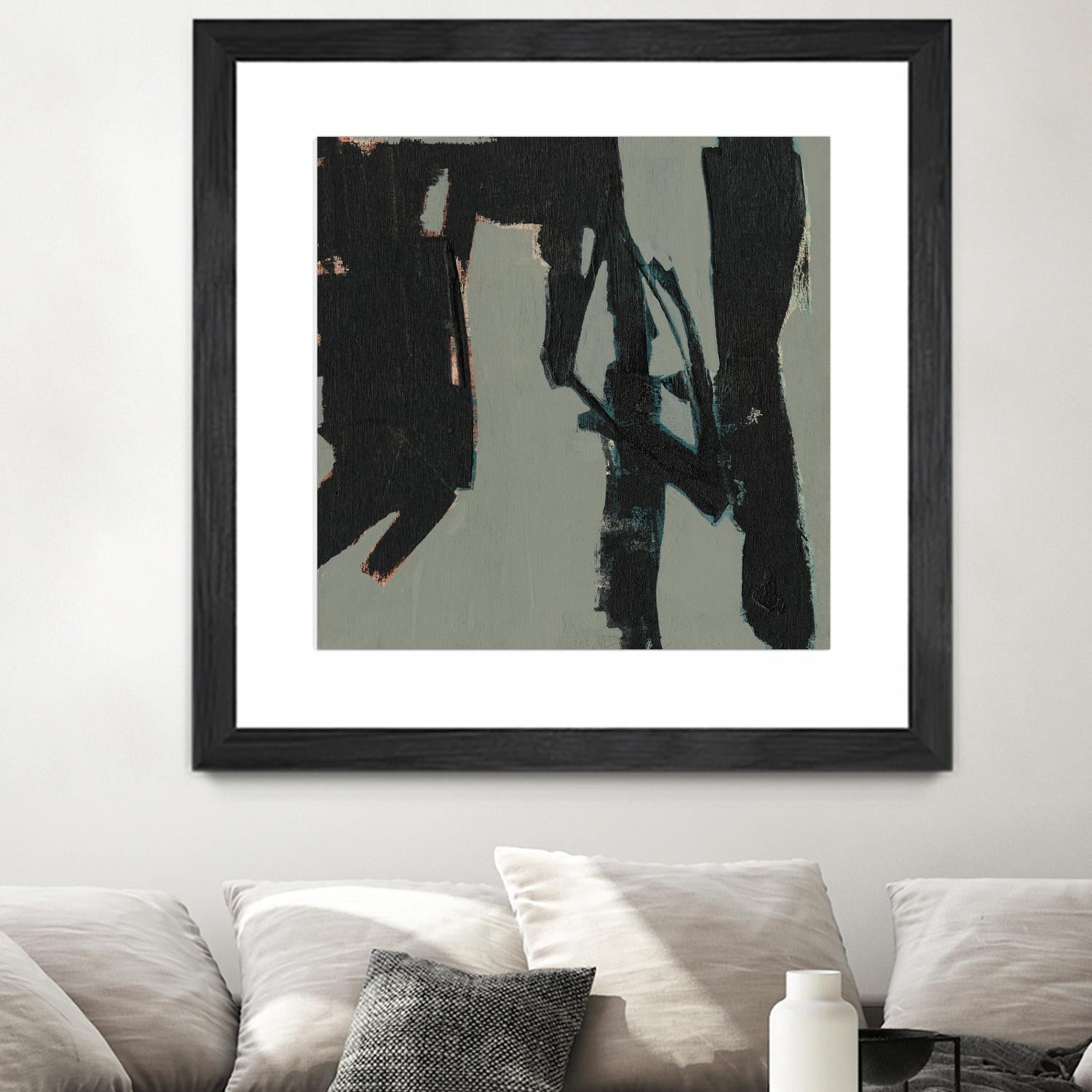 Ode an Kline VIII by Jennifer Goldberger on GIANT ART - black abstract abstract