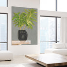 Frond in Vase II by Jennifer Goldberger on GIANT ART - beige botanicals nature