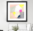 Hot Pink Patch II by Victoria Barnes on GIANT ART - beige abstract abstract