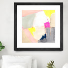 Hot Pink Patch II by Victoria Barnes on GIANT ART - beige abstract abstract