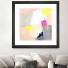 Hot Pink Patch II by Victoria Barnes on GIANT ART - beige abstract abstract
