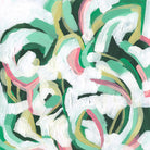 Mint Billows II by June Vess on GIANT ART - pink  abstract abstract