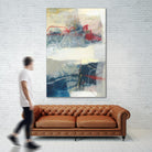 Frazil II by Sue Jachimiec on GIANT ART - red abstract abstract