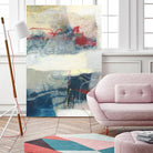 Frazil II by Sue Jachimiec on GIANT ART - red abstract abstract