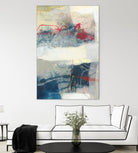 Frazil II by Sue Jachimiec on GIANT ART - red abstract abstract