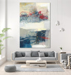 Frazil II by Sue Jachimiec on GIANT ART - red abstract abstract