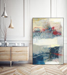 Frazil II by Sue Jachimiec on GIANT ART - red abstract abstract