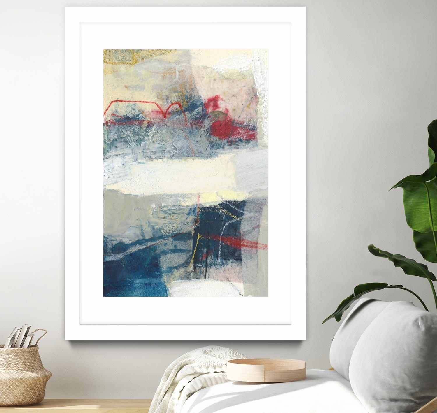 Frazil II by Sue Jachimiec on GIANT ART - red abstract abstract