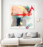 Abstract Metro Maps I by Jennifer Parker on GIANT ART - red abstract abstract