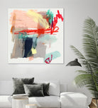 Abstract Metro Maps I by Jennifer Parker on GIANT ART - red abstract abstract
