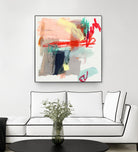 Abstract Metro Maps I by Jennifer Parker on GIANT ART - red abstract abstract