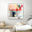 Abstract Metro Maps I by Jennifer Parker on GIANT ART - red abstract abstract