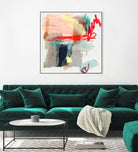 Abstract Metro Maps I by Jennifer Parker on GIANT ART - red abstract abstract
