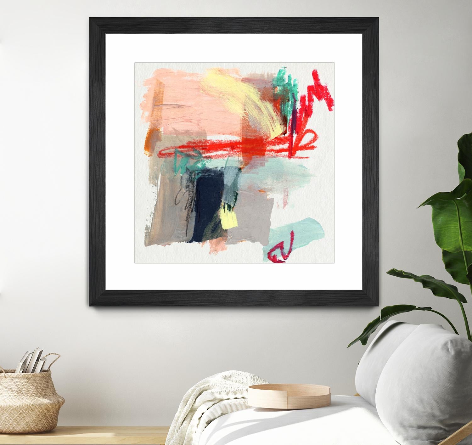 Abstract Metro Maps I by Jennifer Parker on GIANT ART - red abstract abstract