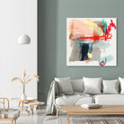 Abstract Metro Maps I by Jennifer Parker on GIANT ART - red abstract abstract