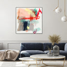 Abstract Metro Maps I by Jennifer Parker on GIANT ART - red abstract abstract