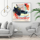 Abstract Metro Maps IV by Jennifer Parker on GIANT ART - orange abstract abstract