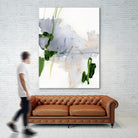 Green and Grey I by Victoria Barnes on GIANT ART - orange abstract abstract