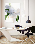 Green and Grey I by Victoria Barnes on GIANT ART - orange abstract abstract