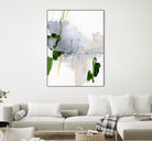 Green and Grey I by Victoria Barnes on GIANT ART - orange abstract abstract