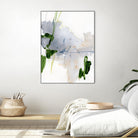 Green and Grey I by Victoria Barnes on GIANT ART - orange abstract abstract