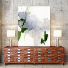 Green and Grey I by Victoria Barnes on GIANT ART - orange abstract abstract