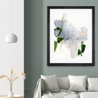 Green and Grey I by Victoria Barnes on GIANT ART - orange abstract abstract