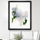 Green and Grey I by Victoria Barnes on GIANT ART - orange abstract abstract