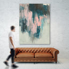 Blush Cascade II by Jennifer Goldberger on GIANT ART - beige abstract abstract