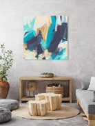 Blue Hive II by June Vess on GIANT ART - beige abstract abstract