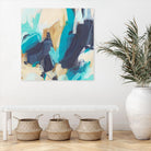 Blue Hive II by June Vess on GIANT ART - beige abstract abstract