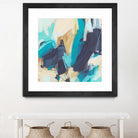 Blue Hive II by June Vess on GIANT ART - beige abstract abstract