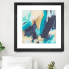 Blue Hive II by June Vess on GIANT ART - beige abstract abstract