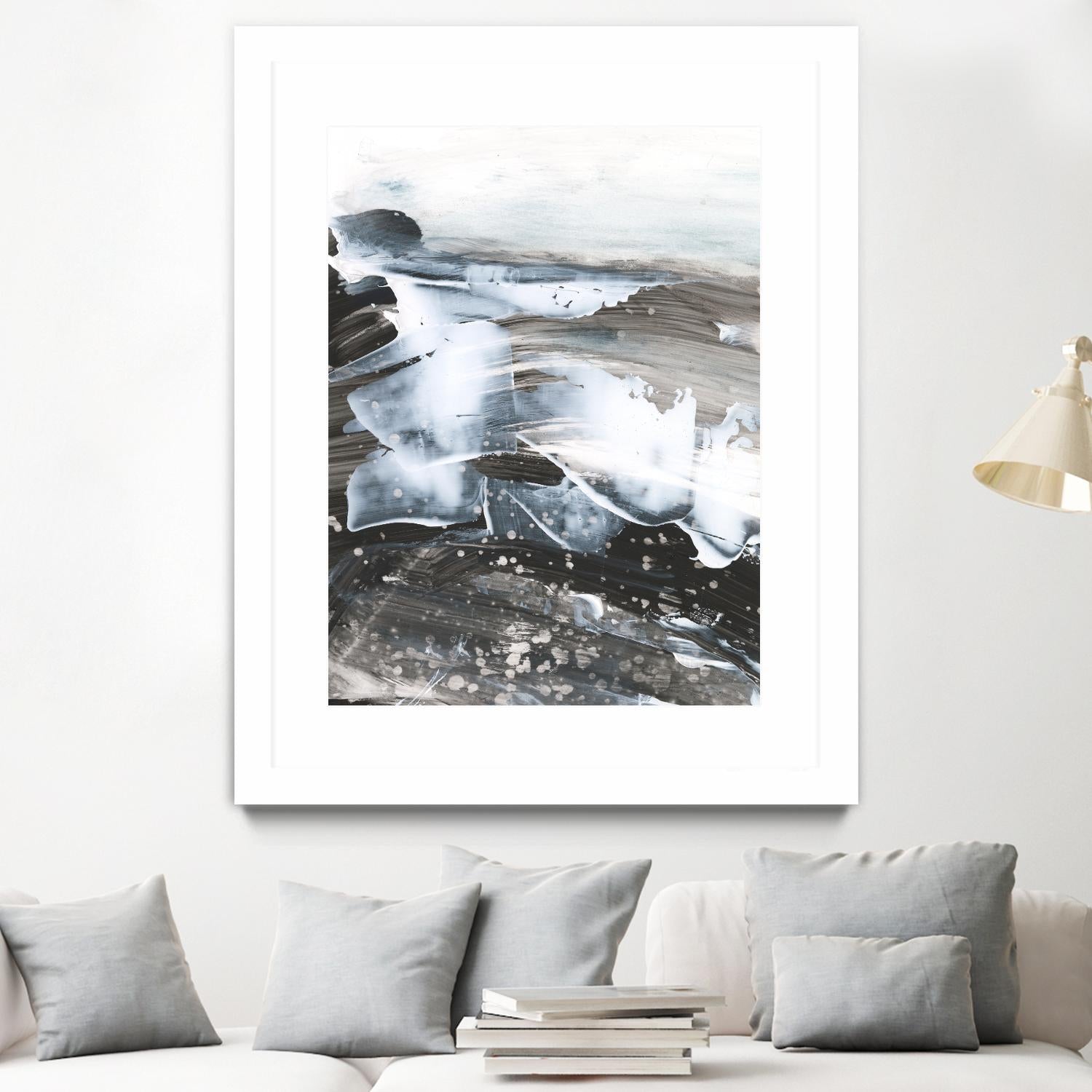 Blizzard Conditions II by Ethan Harper on GIANT ART - white abstract abstract