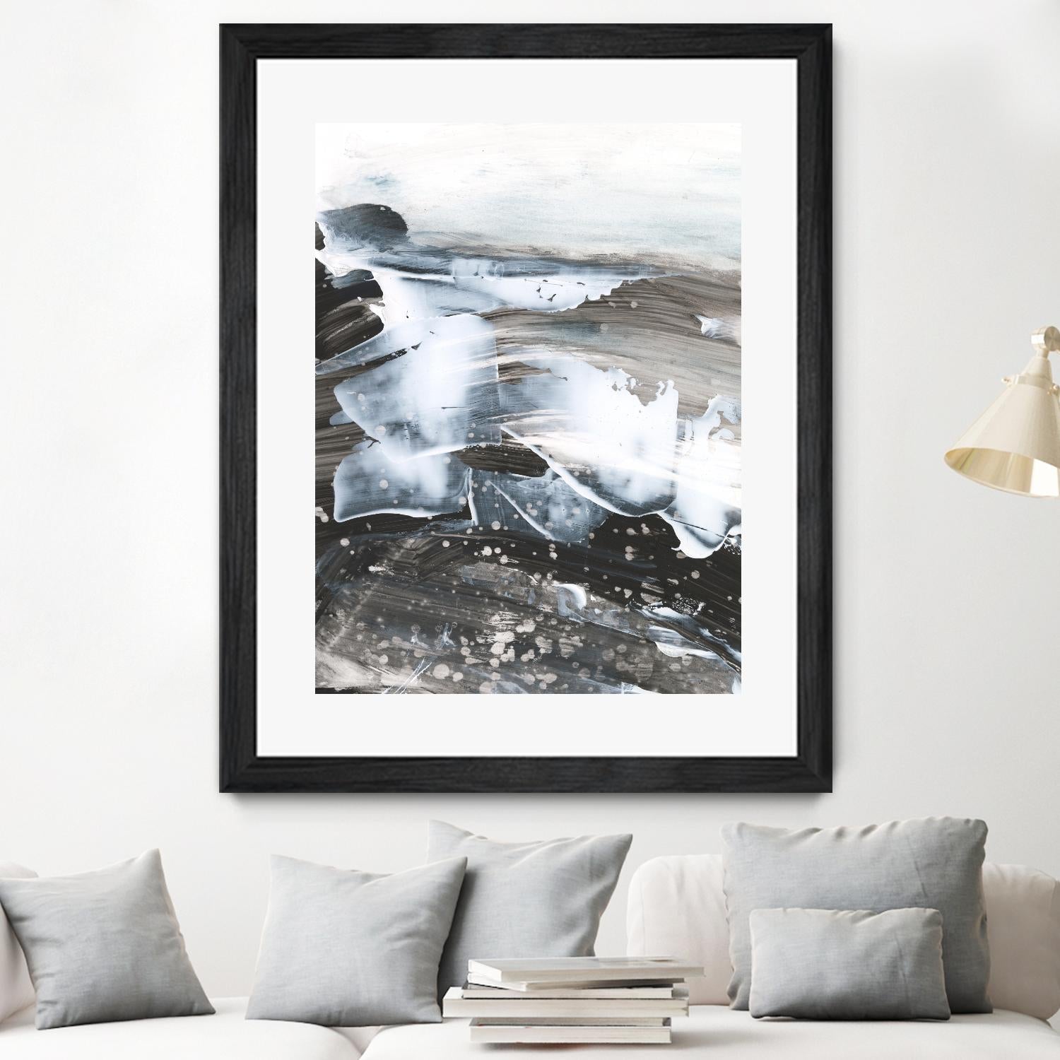 Blizzard Conditions II by Ethan Harper on GIANT ART - white abstract abstract