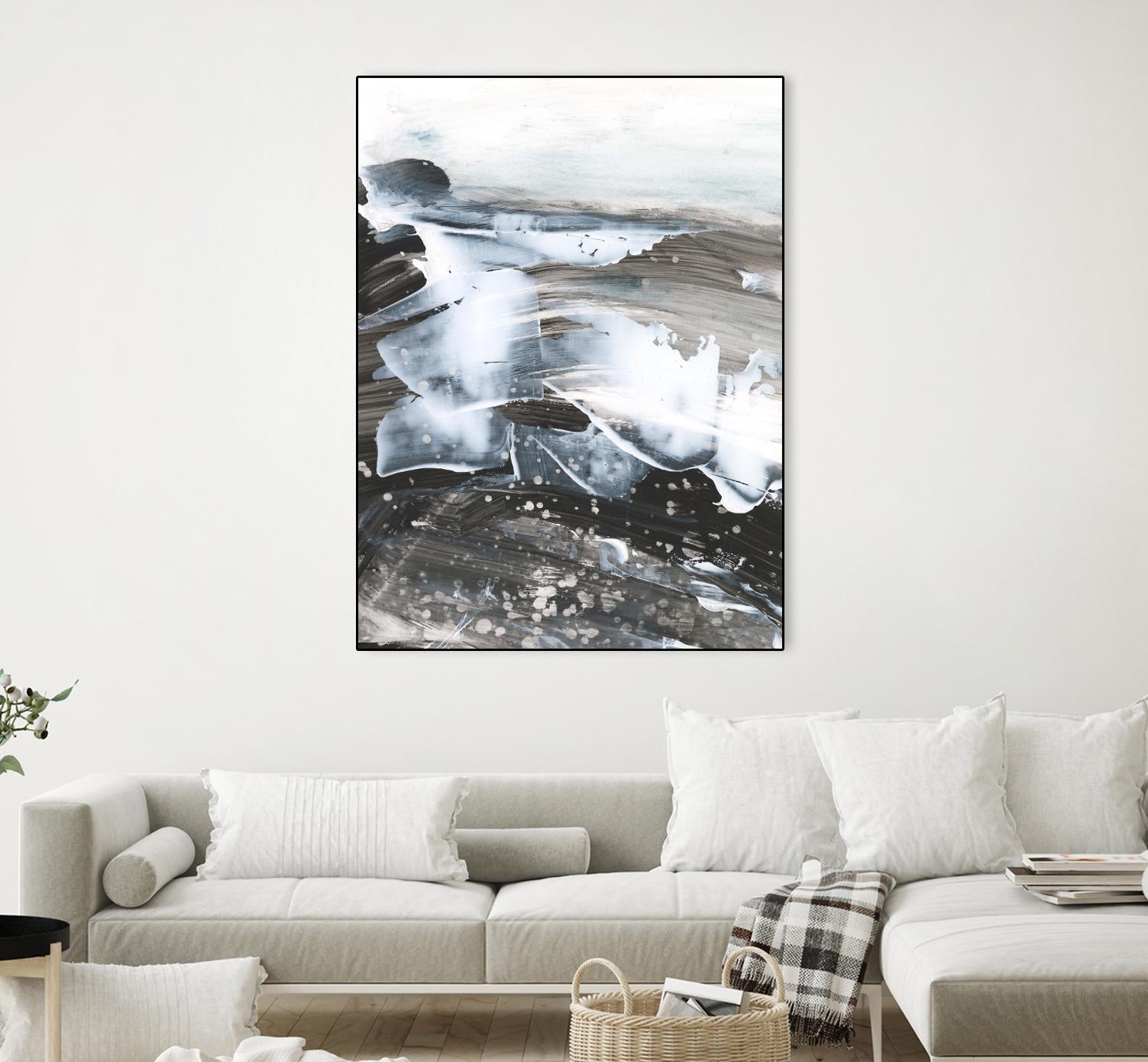 Blizzard Conditions II by Ethan Harper on GIANT ART - white abstract abstract